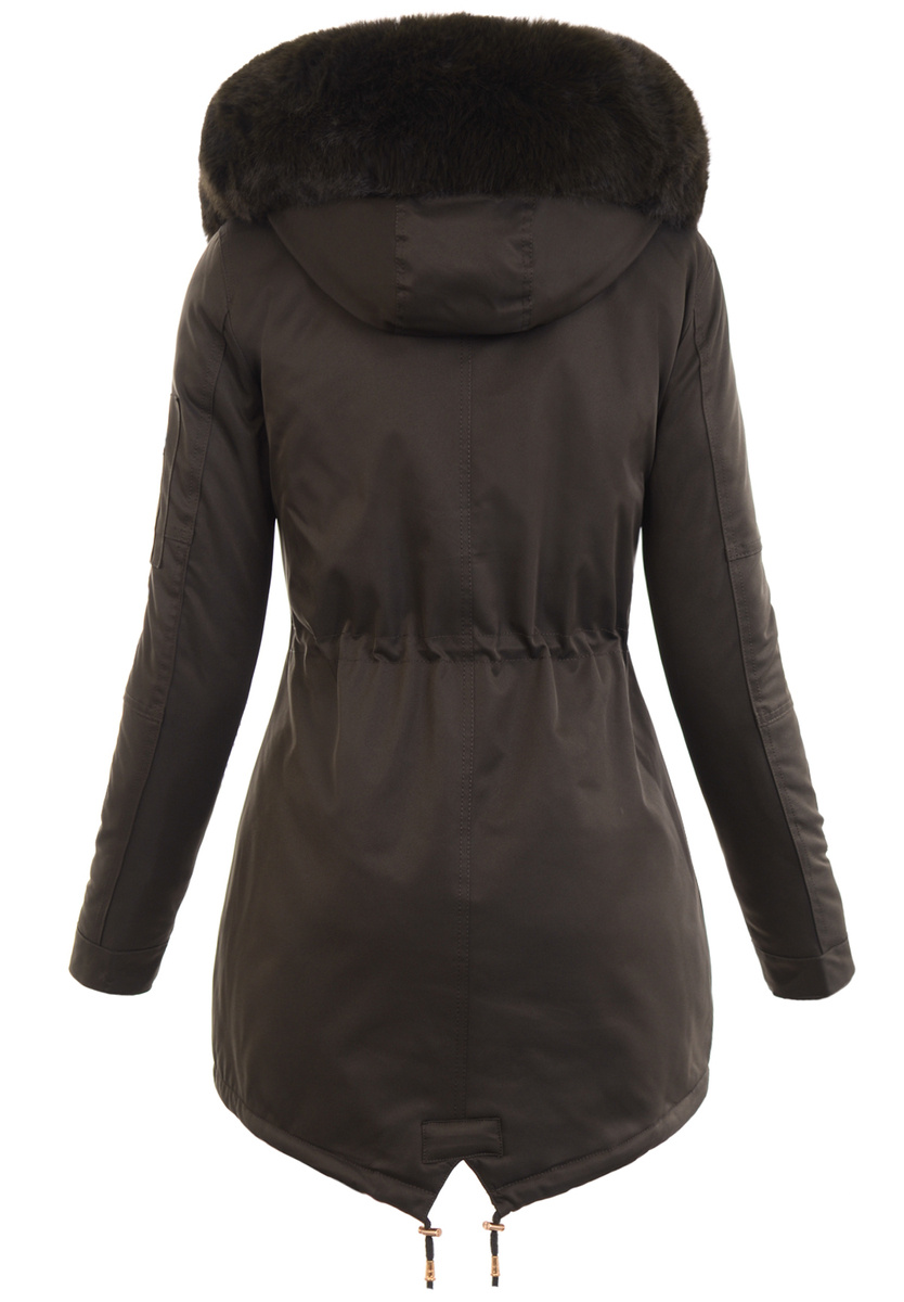 damska-zimna-bunda-parka-s-kapucnou-hneda